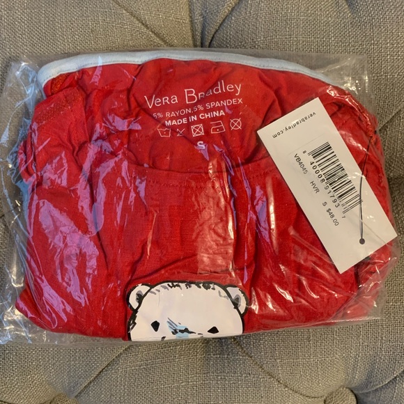 Vera Bradley beary merry long sleeve tee - Picture 3 of 7